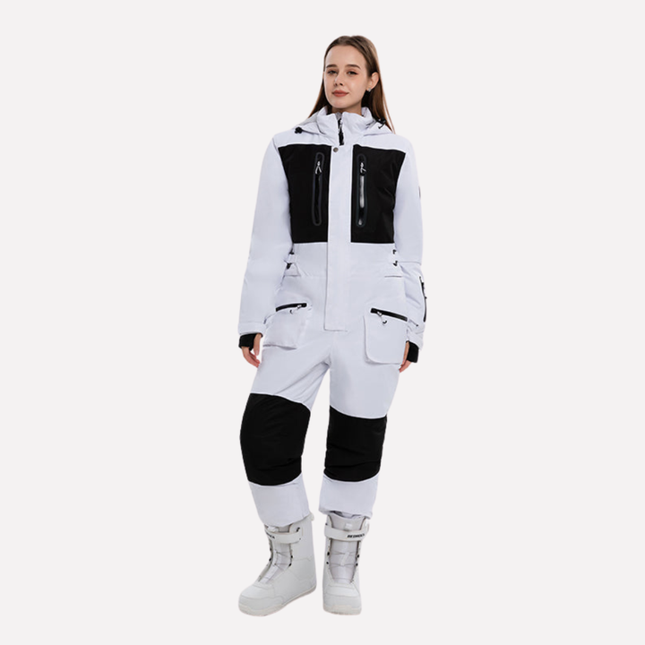 Dames jumpsuit uit één stuk voor sneeuw