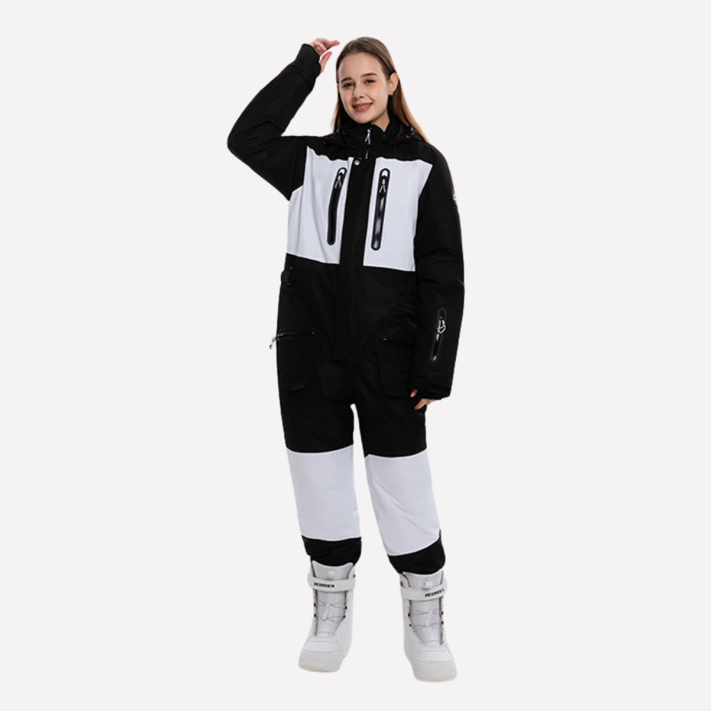 Dames jumpsuit uit één stuk voor sneeuw