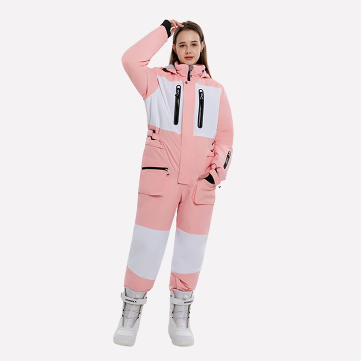 Dames jumpsuit uit één stuk voor sneeuw