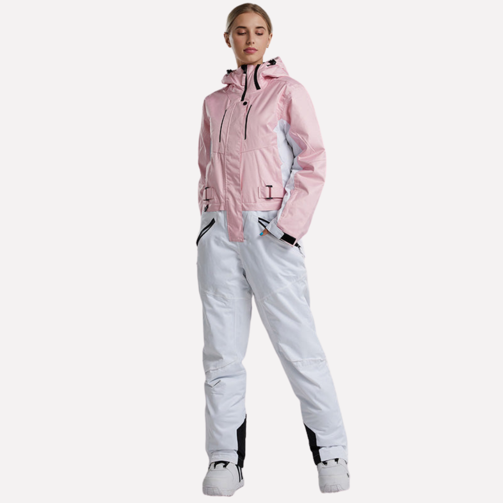 Heren snowboard- en skipak uit één stuk