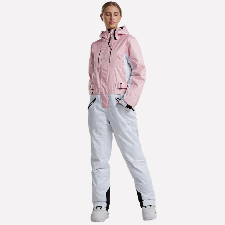 Heren snowboard- en skipak uit één stuk