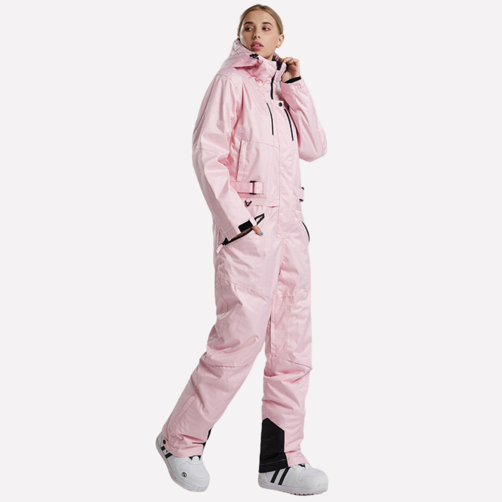 Heren snowboard- en skipak uit één stuk