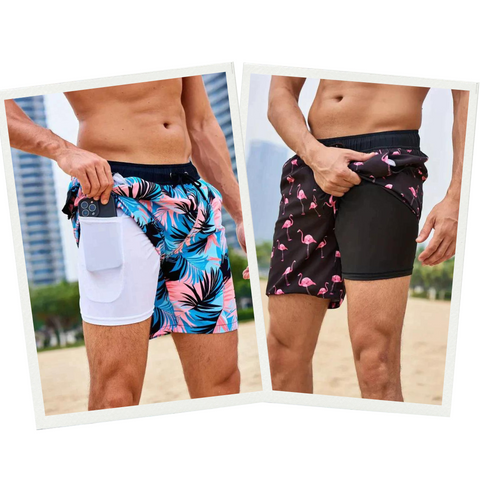DualFlex Zwemshort | 2-in-1 Comfort | Sportieve Prints