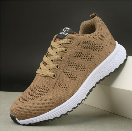 Dames Sneakers Met Vetersluiting en Ademend Ontwerp Voor Sport en Vrije Tijd