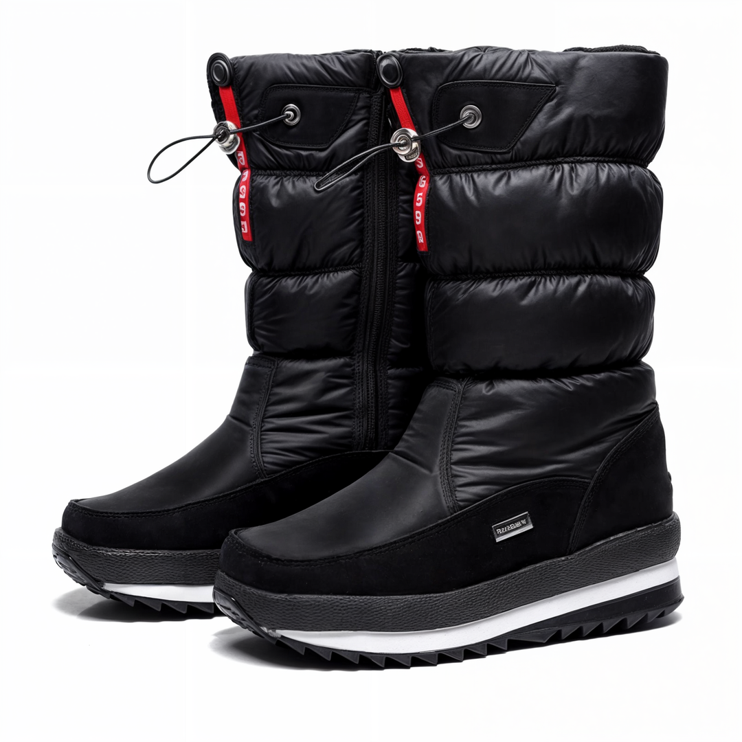 Dames Sneeuwschoenen Winterboots Gevoerd Middenhoog