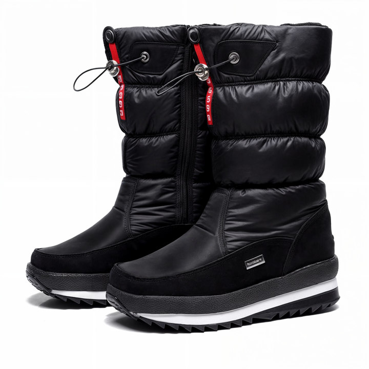 Dames Sneeuwschoenen Winterboots Gevoerd Middenhoog