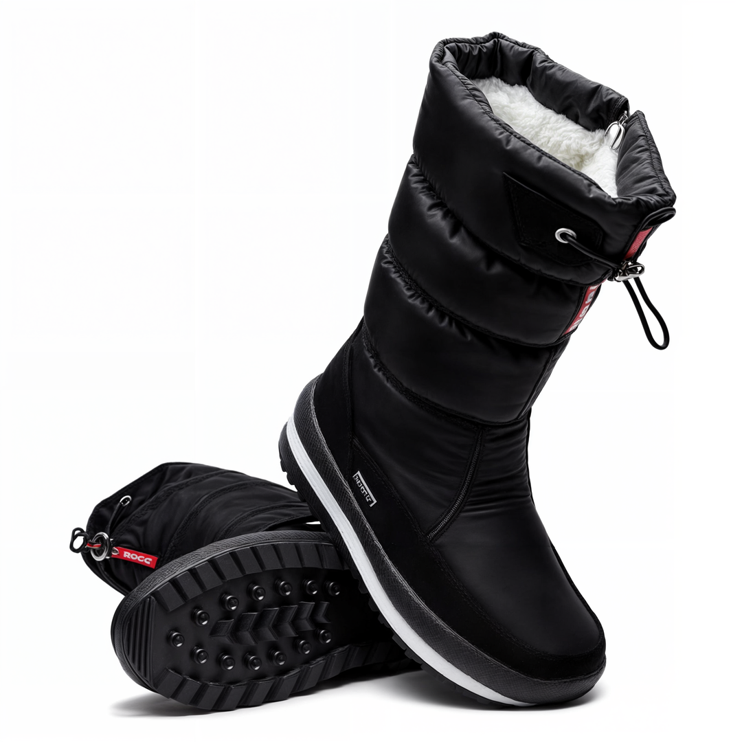 Dames Sneeuwschoenen Winterboots Gevoerd Middenhoog