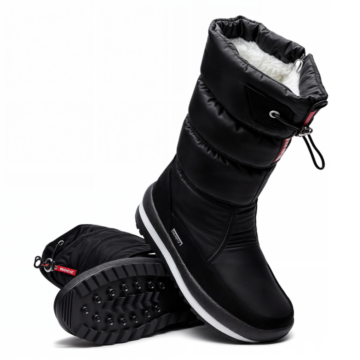 Dames Sneeuwschoenen Winterboots Gevoerd Middenhoog
