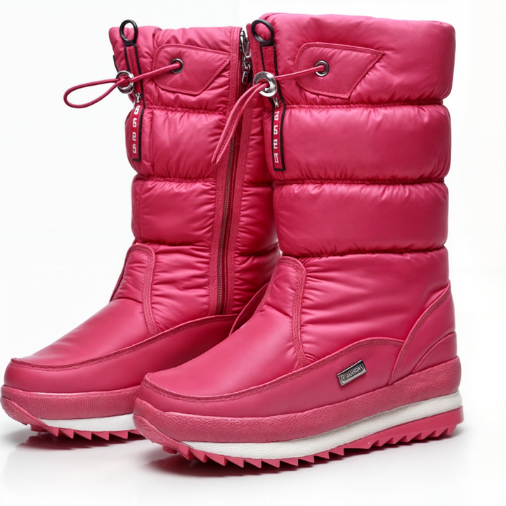 Dames Sneeuwschoenen Winterboots Gevoerd Middenhoog