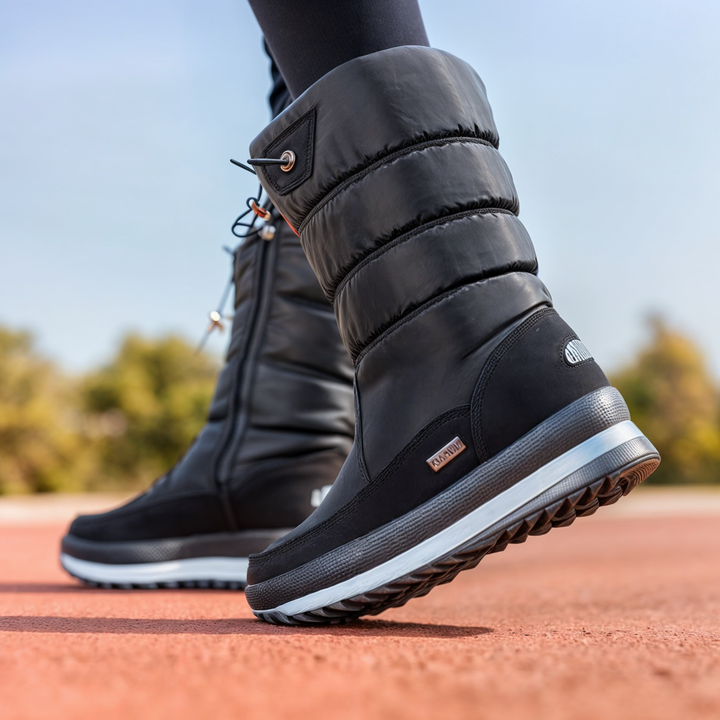 Dames Sneeuwschoenen Winterboots Gevoerd Middenhoog