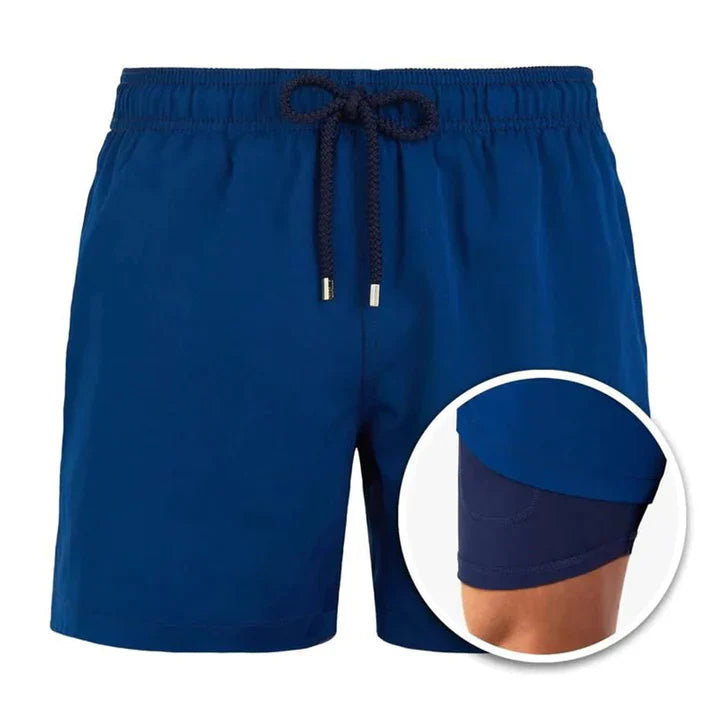 2-in-1 Sport Zwemshort | Met Binnenbroek & Zak | Sneldrogend