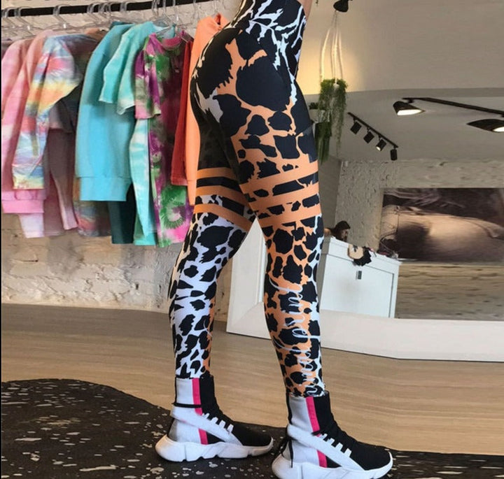 Ebba Sportlegging | Unieke print, push-up model & stretch