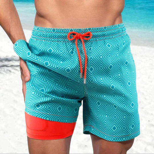DualFlex Zwemshort | 2-in-1 Comfort | Sportieve Prints