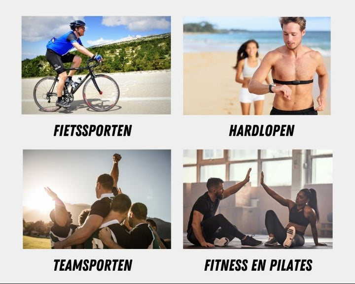 Nauwkeurige Waterbestendige Bluetooth Hartslag Borstband voor Optimale Sporttraining