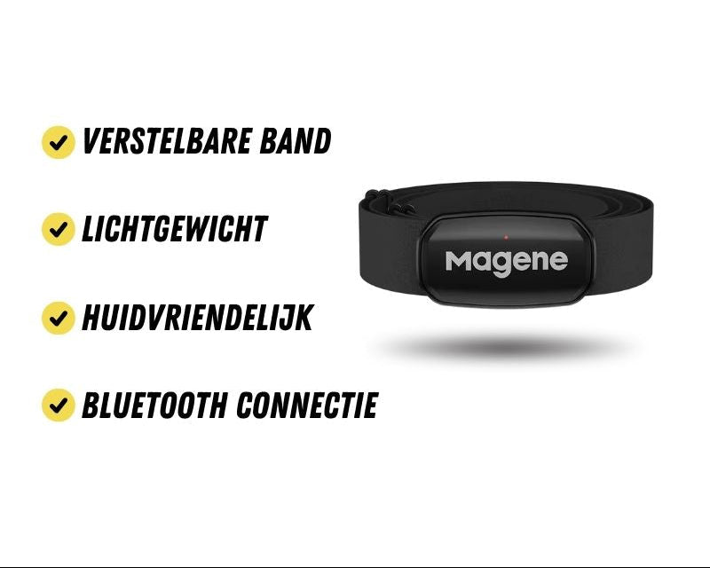 Nauwkeurige Waterbestendige Bluetooth Hartslag Borstband voor Optimale Sporttraining