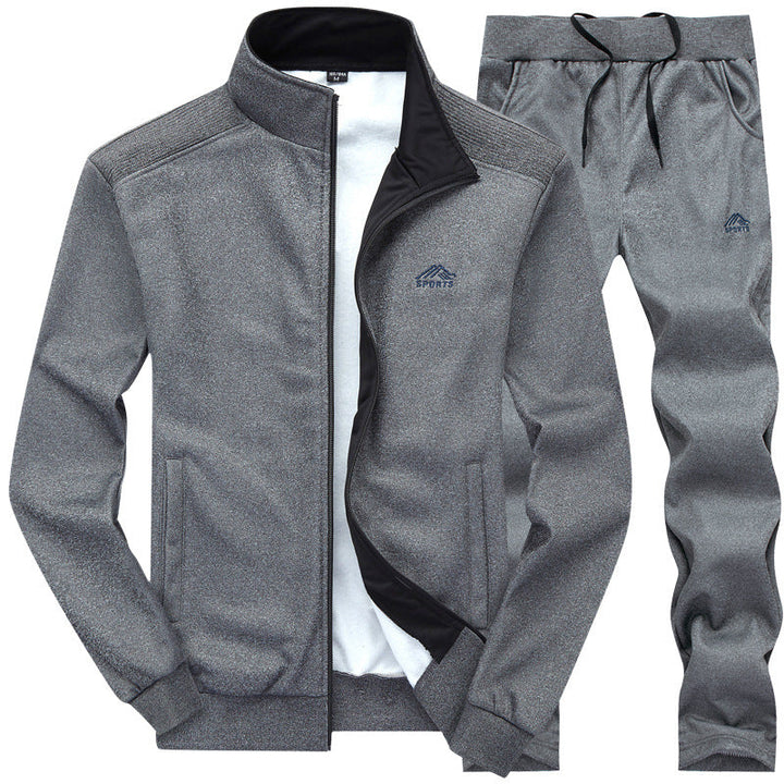 Heren Trainingspak met Ritsvest en Comfortabele Joggingbroek voor Sport en Casual Gebruik