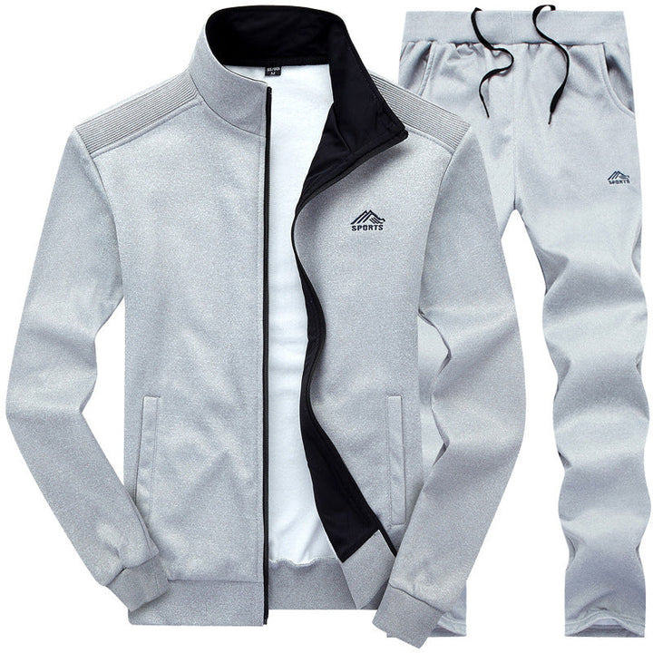 Heren Trainingspak met Ritsvest en Comfortabele Joggingbroek voor Sport en Casual Gebruik