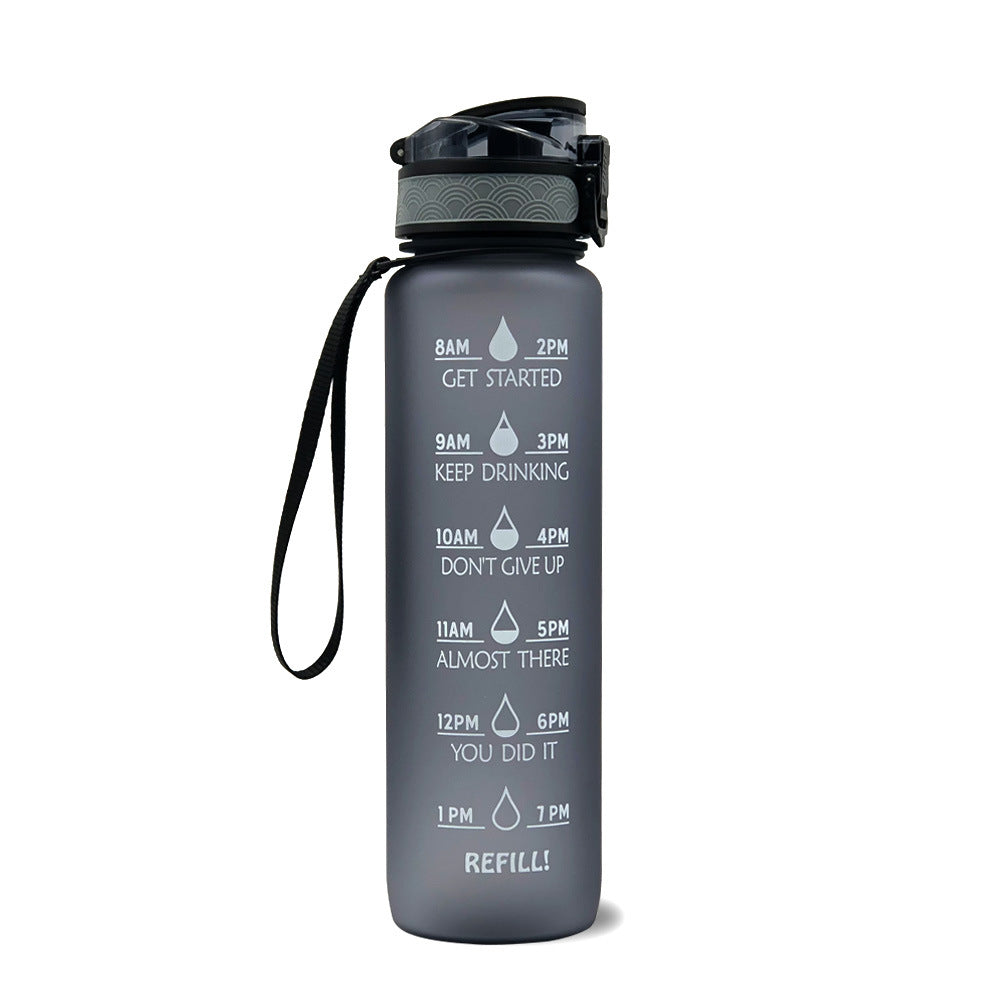 Motivatie Drinkfles - Waterfles met Tijdlijn - 1000ml