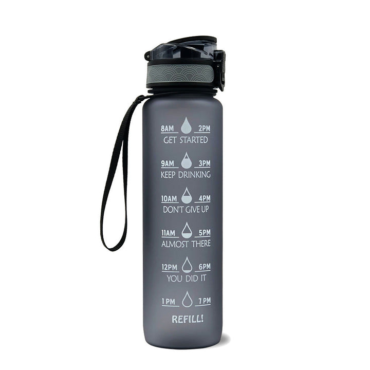 Motivatie Drinkfles - Waterfles met Tijdlijn - 1000ml