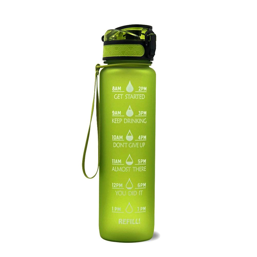 Motivatie Drinkfles - Waterfles met Tijdlijn - 1000ml