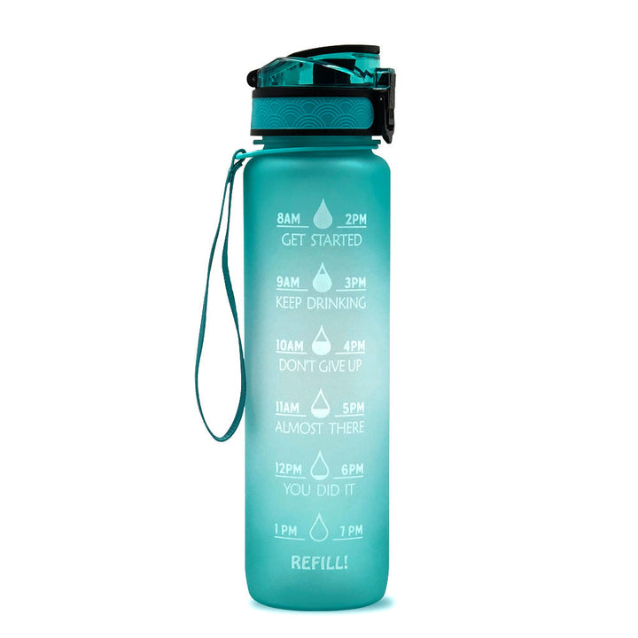 Motivatie Drinkfles - Waterfles met Tijdlijn - 1000ml