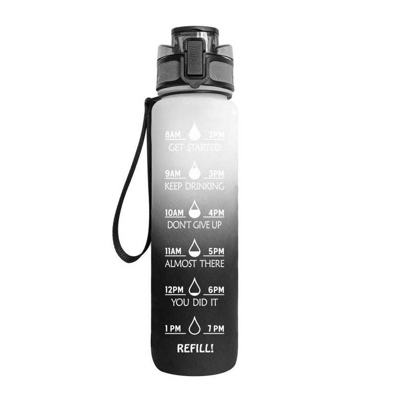 Motivatie Drinkfles - Waterfles met Tijdlijn - 1000ml