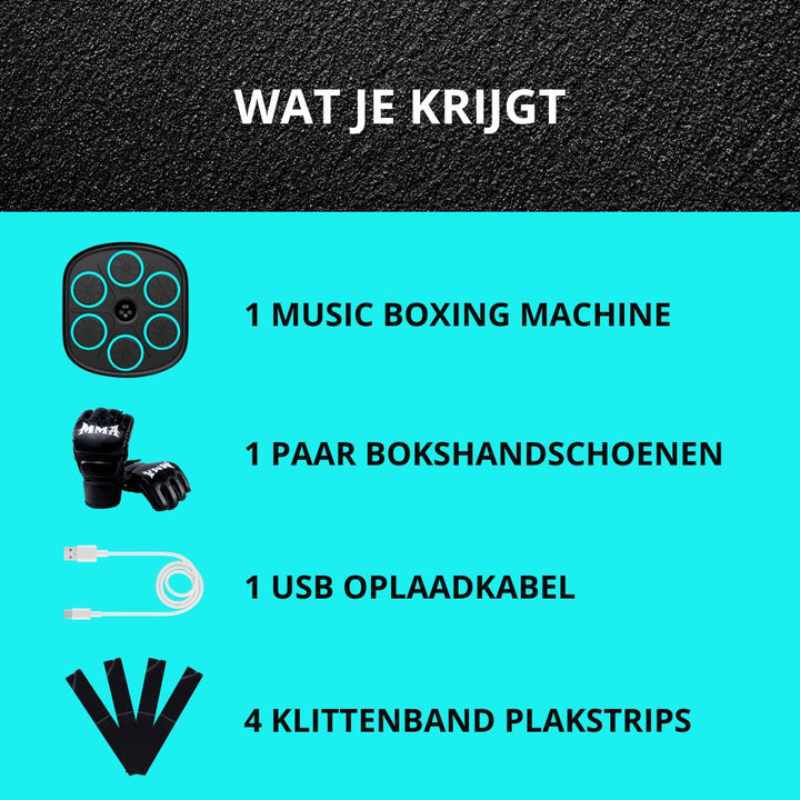 Music Boxing Machine - Boksmachine met Bluetooth