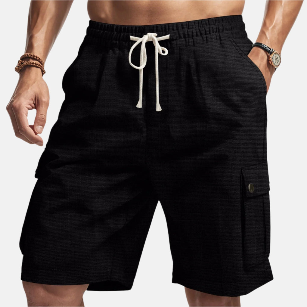Ademende zomerstrandshorts