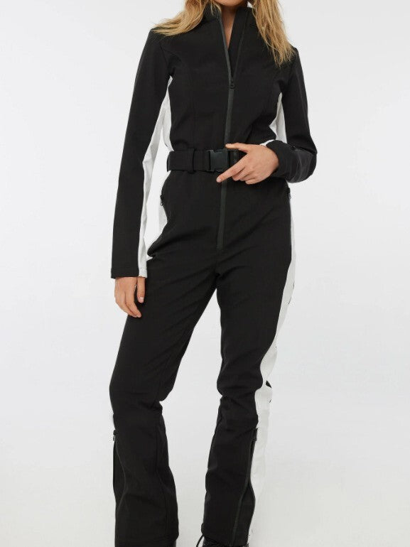 Women's Winter Ski Suit | Insulated Belt Design With Contrast Panels