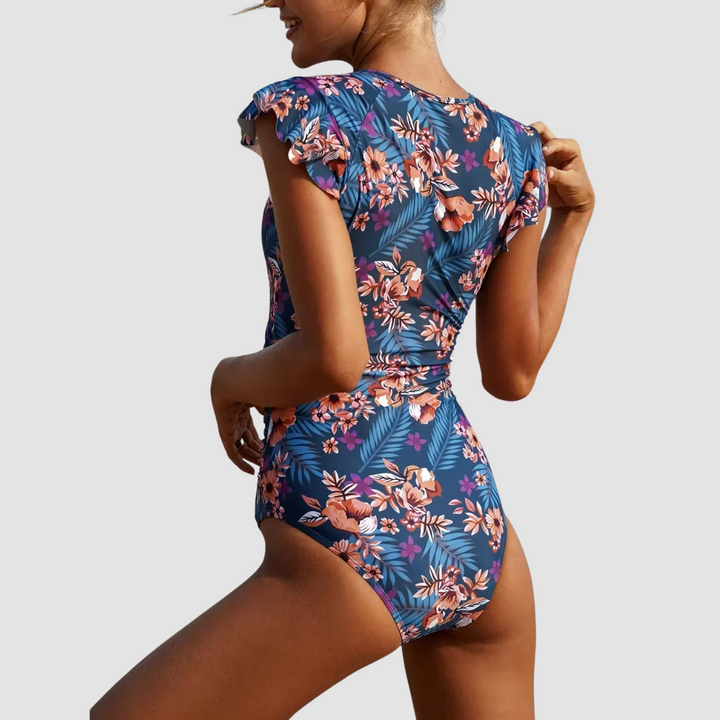 Mia – Zipper One-Piece Swimsuit