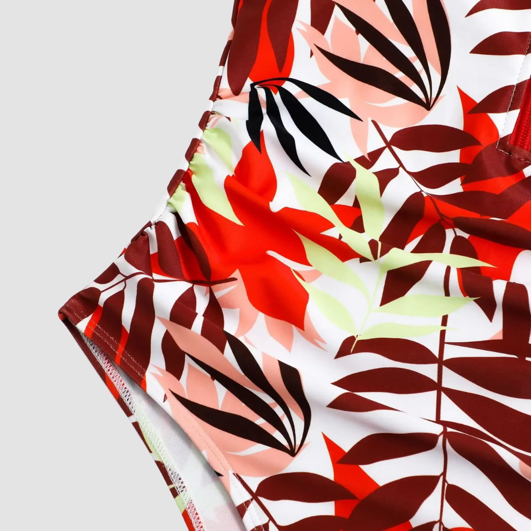 Mia – Zipper One-Piece Swimsuit