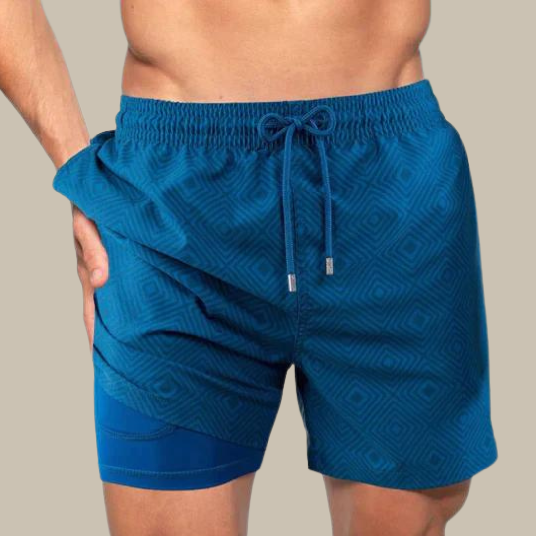 DualFlex Zwemshort | 2-in-1 Comfort | Sportieve Prints