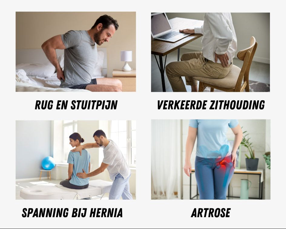Orthopedisch Zitkussen - Verkoelend en Ondersteunend