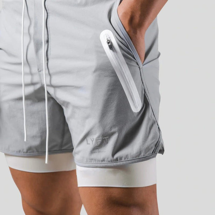 2-in-1 Sport- und Trainingsshorts Herren