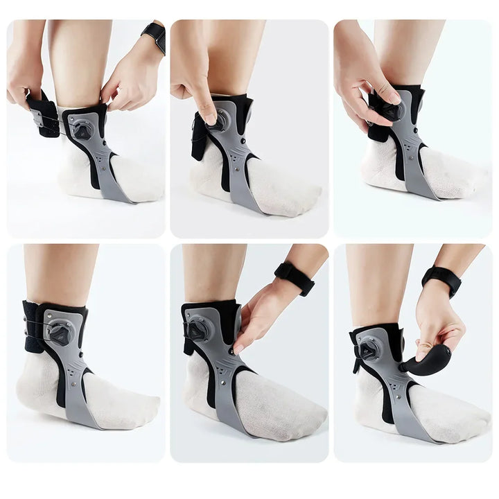 Medical Ankle Support Brace | Adjustable Orthopedic Foot Drop Support