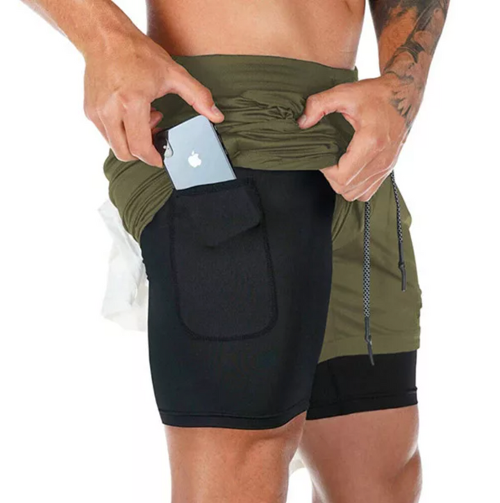 Compressie Trainingsshorts – Voor maximale ondersteuning en bewegingsvrijheid