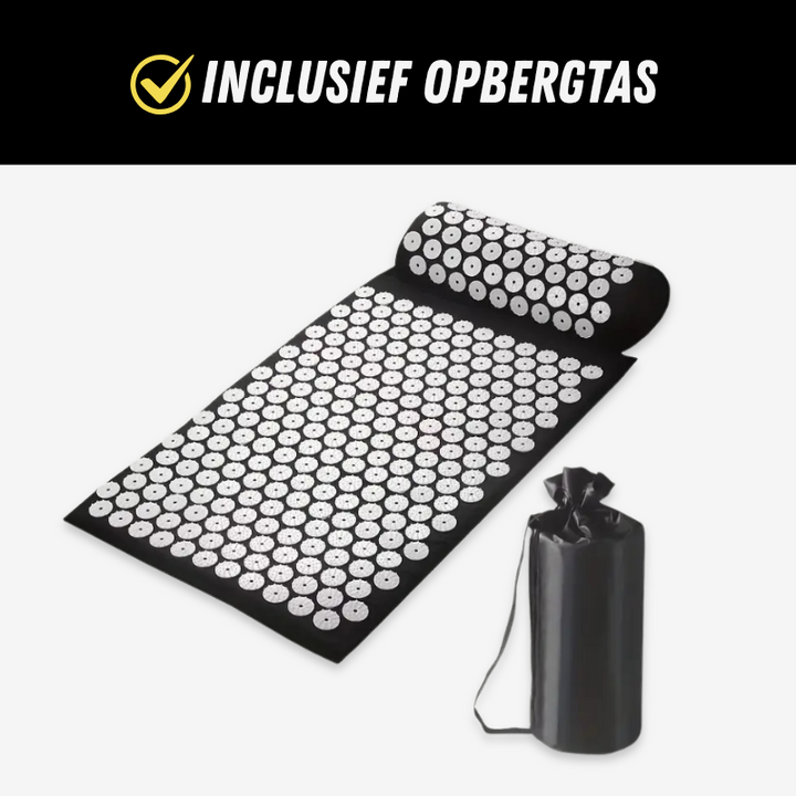 Premium Acupressuur Spijkermat met Kussen voor Diepe Ontspanning, Stress- en Pijnverlichting