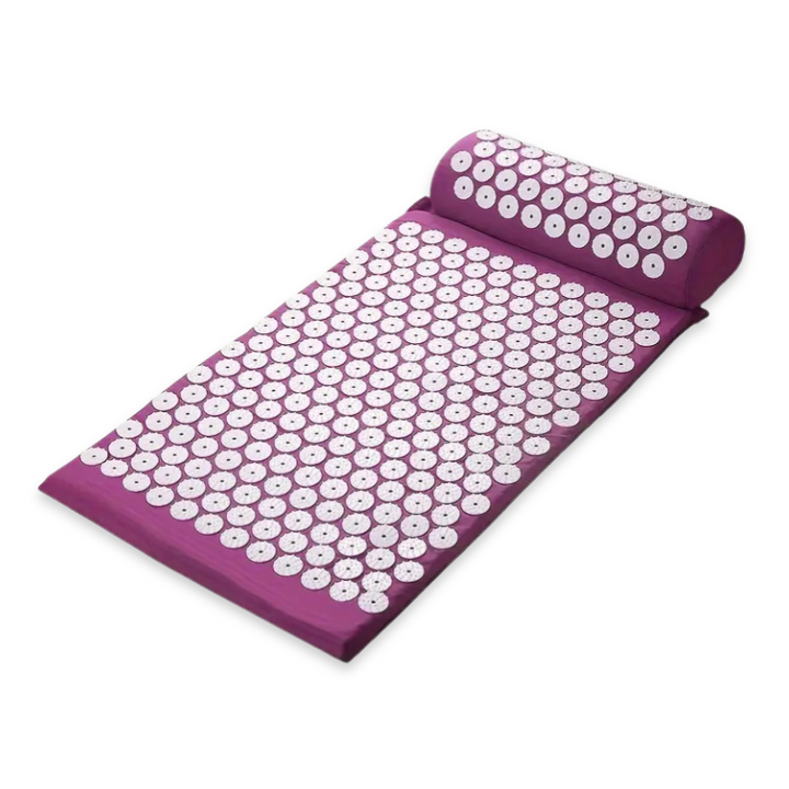 Premium Acupressuur Spijkermat met Kussen voor Diepe Ontspanning, Stress- en Pijnverlichting