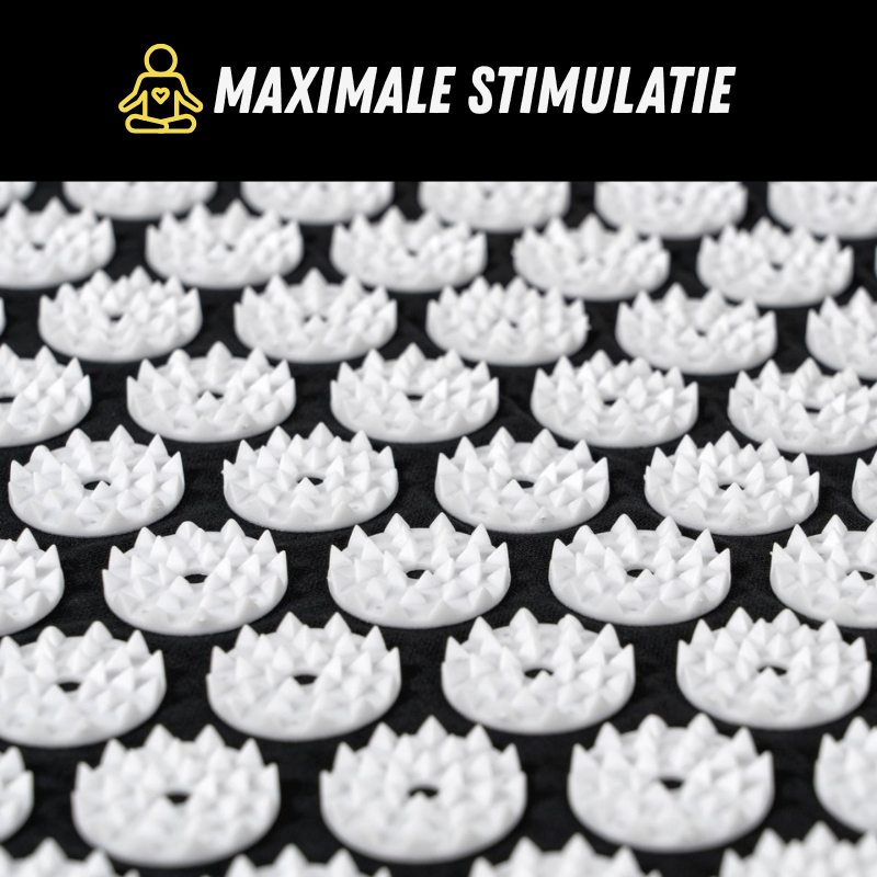 Premium Acupressuur Spijkermat met Kussen voor Diepe Ontspanning, Stress- en Pijnverlichting