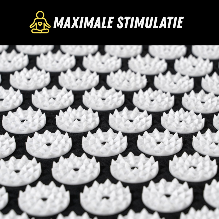 Premium Acupressuur Spijkermat met Kussen voor Diepe Ontspanning, Stress- en Pijnverlichting