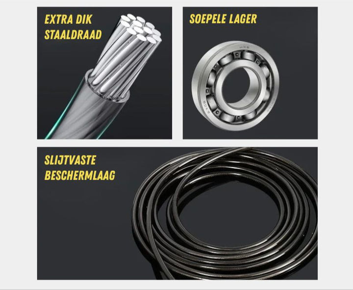 Staaldraad Springtouw - Crossfit & Fitness Speed Rope