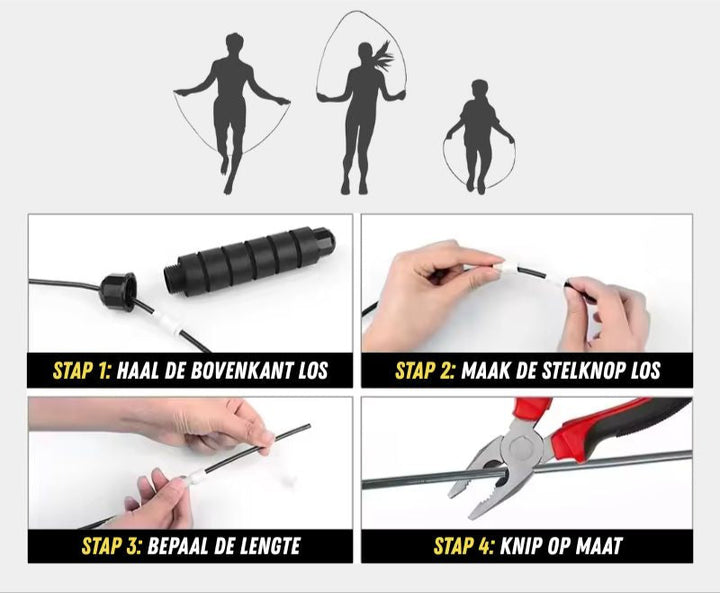 Staaldraad Springtouw - Crossfit & Fitness Speed Rope
