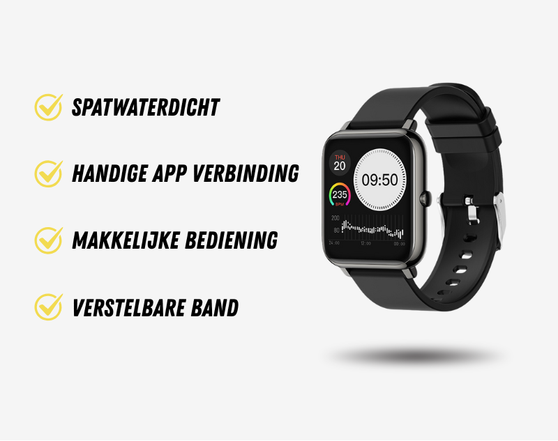 UltraMotion Smart Sporthorloge: GPS, Hartslag, Waterdicht, Fitness Tracking voor Iedereen