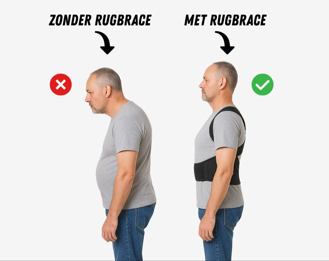 Verstelbare Rugbrace - Rughouding Ondersteuner