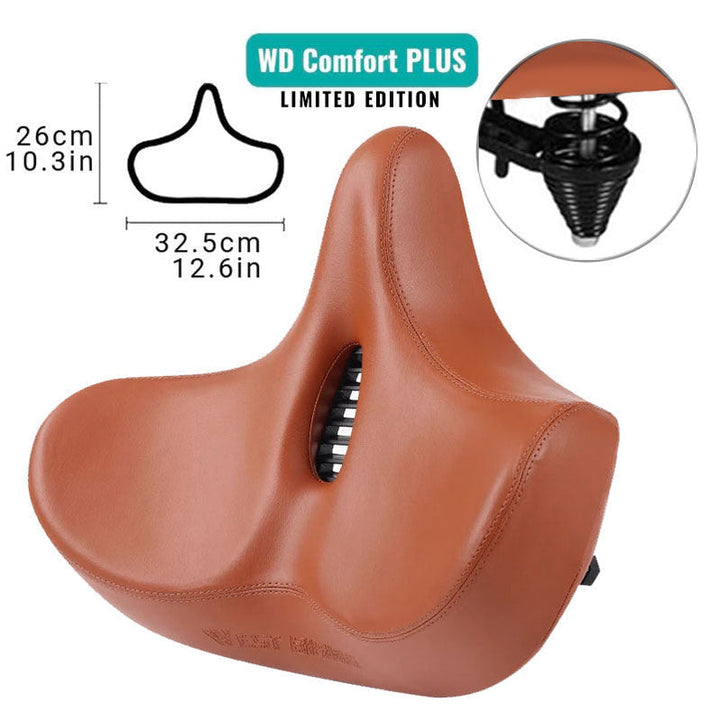 ErgoRide - Comfortabel Ergonomisch Fietszadel - Extra Breed En Admend Zadel