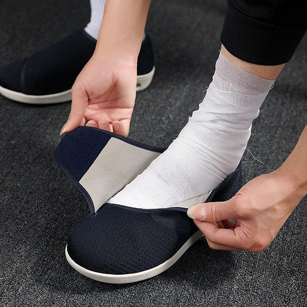 Brede Diabetische Schoenen voor Gezwollen Voeten