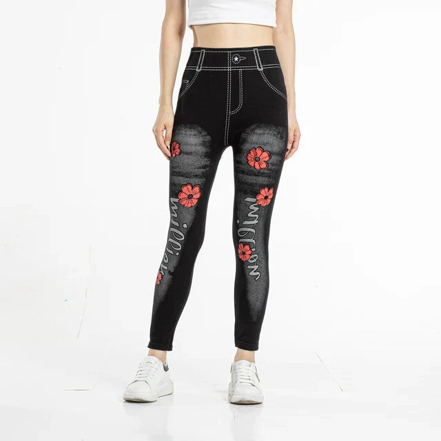 Legging™ met Print | Hoge Taille | Stretch en Comfort