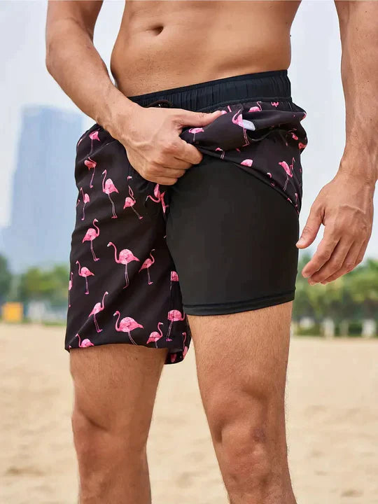 DualFlex Zwemshort | 2-in-1 Comfort | Sportieve Prints