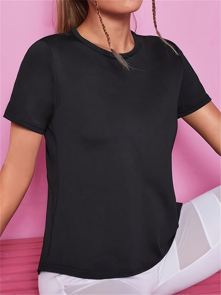 Lotte | Sneldrogend dames sportshirt met korte mouwen en ademende mesh-contrast