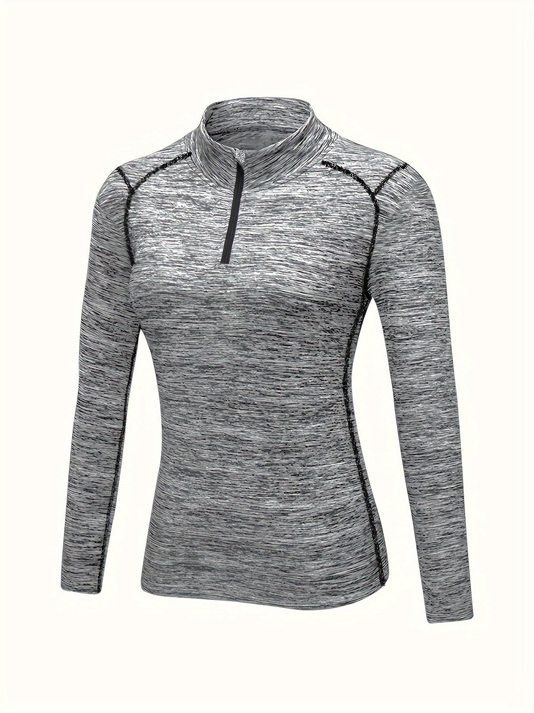 Nina | Fleece-gevoerde dames sportjas met hoge hals